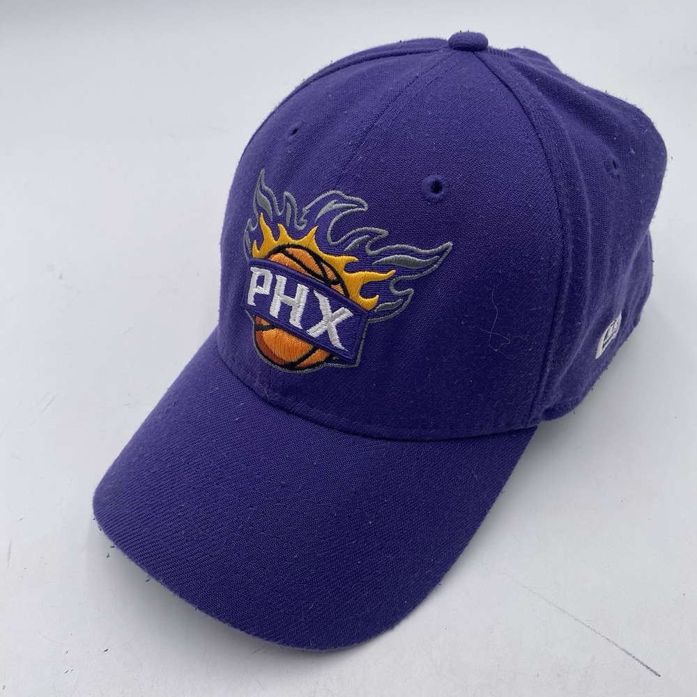 Phoenix‎ Suns Hat New Era 39Thirty flex Fitted Size medium large Purple Cleaned